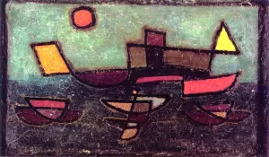 Afbahrender by Paul Klee - Hand-Painted Oil Painting Reproduction