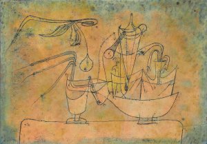 main product photo of Birnen-Destillation painting by Paul Klee