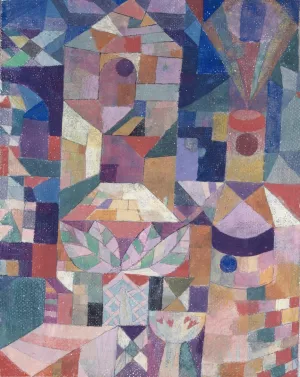 Castle Garden by Paul Klee - Hand-Painted Oil Painting Reproduction