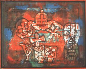 main product photo of Chinese Porcelain painting by Paul Klee