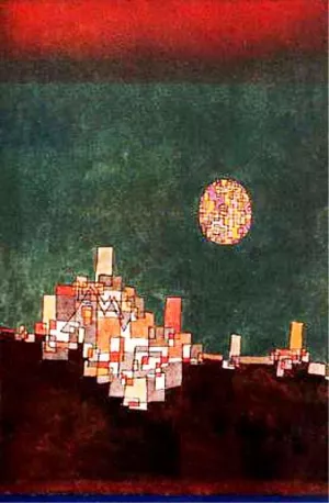 Chose Site by Paul Klee - Hand-Painted Oil Painting Reproduction
