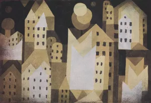 Cold City by Oil Painting Reproduction