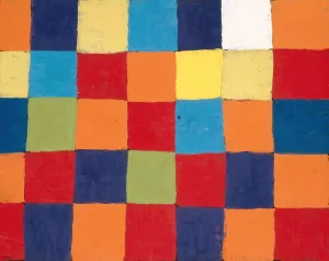 Color chart 'Qu 1' by Paul Klee - Hand-Painted Oil Painting Reproduction