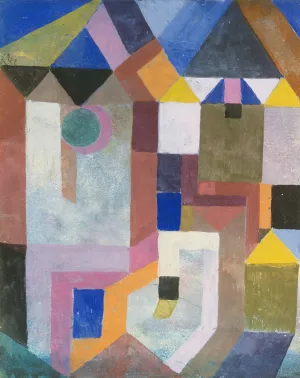 Colorful Architecture by Oil Painting Reproduction