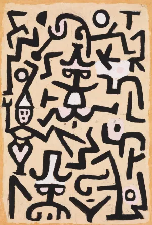 Comedians'Handbill by Oil Painting Reproduction