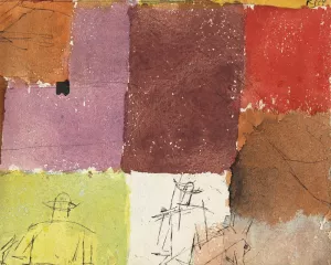 Composition with Figures by Paul Klee - Hand-Painted Oil Painting Reproduction