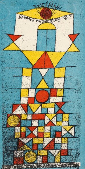 main product photo of Die erhabene Seite painting by Paul Klee