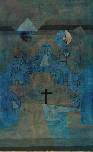 Dunenfriedhof by Paul Klee - Hand-Painted Oil Painting Reproduction