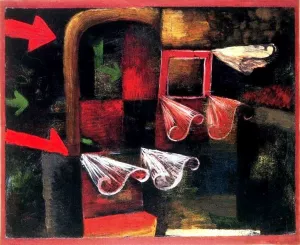 Fire Wind by Paul Klee - Hand-Painted Oil Painting Reproduction