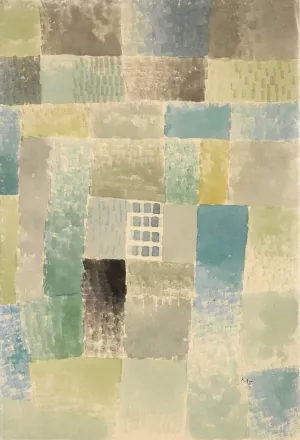 First House of a Settlement by Paul Klee Oil Painting Reproduction