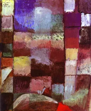 Hamamet by Paul Klee - Hand-Painted Oil Painting Reproduction