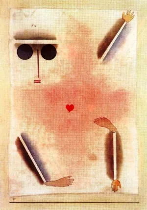 Has Head, Hand, Foot and Heart by Paul Klee - Hand-Painted Oil Painting Reproduction