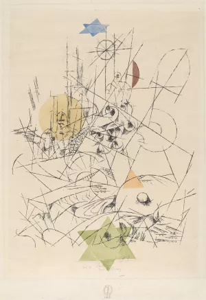 Hope and Destruction by Paul Klee Oil Painting Reproduction