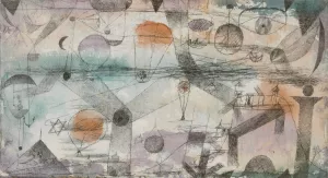 Im Reich der Luft by Paul Klee Oil Painting Reproduction