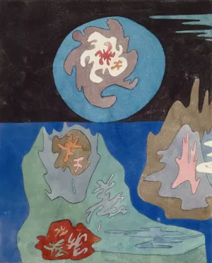 In the Country Gem by Paul Klee - Hand-Painted Oil Painting Reproduction