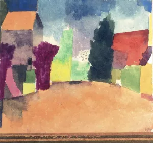 Landgut Bei Fryburg by Oil Painting Reproduction