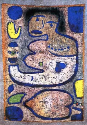 Love Song by the New Moon by Paul Klee - Hand-Painted Oil Painting Reproduction