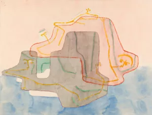 Mythos Einer Insel by Paul Klee - Hand-Painted Oil Painting Reproduction