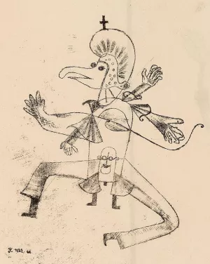 Narretei by Paul Klee - Hand-Painted Oil Painting Reproduction