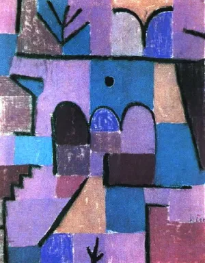 Oriental Garden by Paul Klee Oil Painting Reproduction