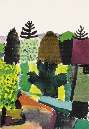 Park by Paul Klee Oil Painting Reproduction