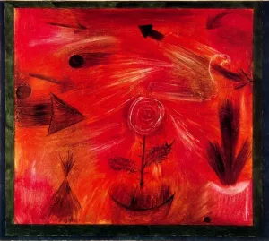 Rose Wind by Paul Klee - Hand-Painted Oil Painting Reproduction