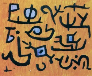 Schwimm Fahiges by Paul Klee - Hand-Painted Oil Painting Reproduction