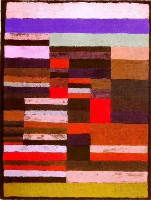 Main Product Photo of Single Measurement of the Height of the Layers Painting by Paul Klee