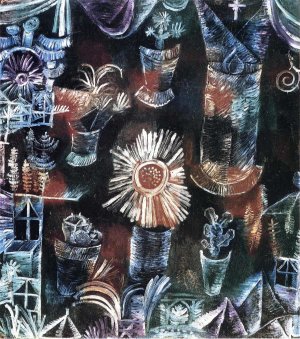 main product photo of Still Life with Thistle Bloom painting by Paul Klee