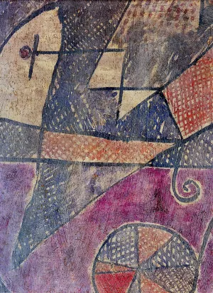 Stricken City by Paul Klee - Hand-Painted Oil Painting Reproduction
