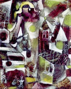 Main Product Photo of Swamp Legend Painting by Paul Klee