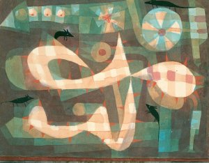 main product photo of The Barbed Noose with the Mice painting by Paul Klee