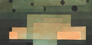 The Firmament Above the Temple by Paul Klee - Hand-Painted Oil Painting Reproduction