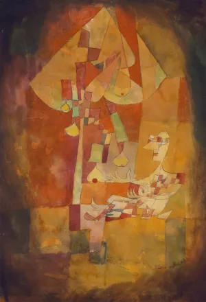 The Man Under the Pear Tree by Paul Klee Oil Painting Reproduction