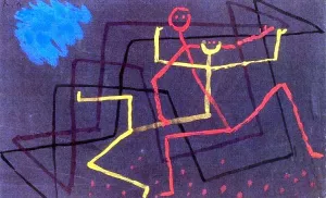 Yellow Succumbs by Paul Klee - Hand-Painted Oil Painting Reproduction